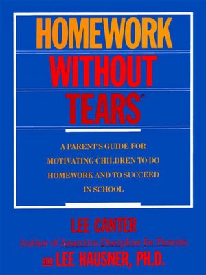 Homework without Tears - ebook